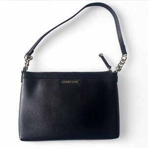 Calvin Klein Navy Shoulder Bag with Chain Strap